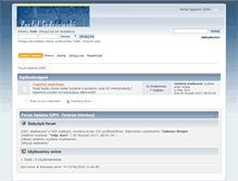 Tablet Screenshot of forum.sedziowie.szps.pl